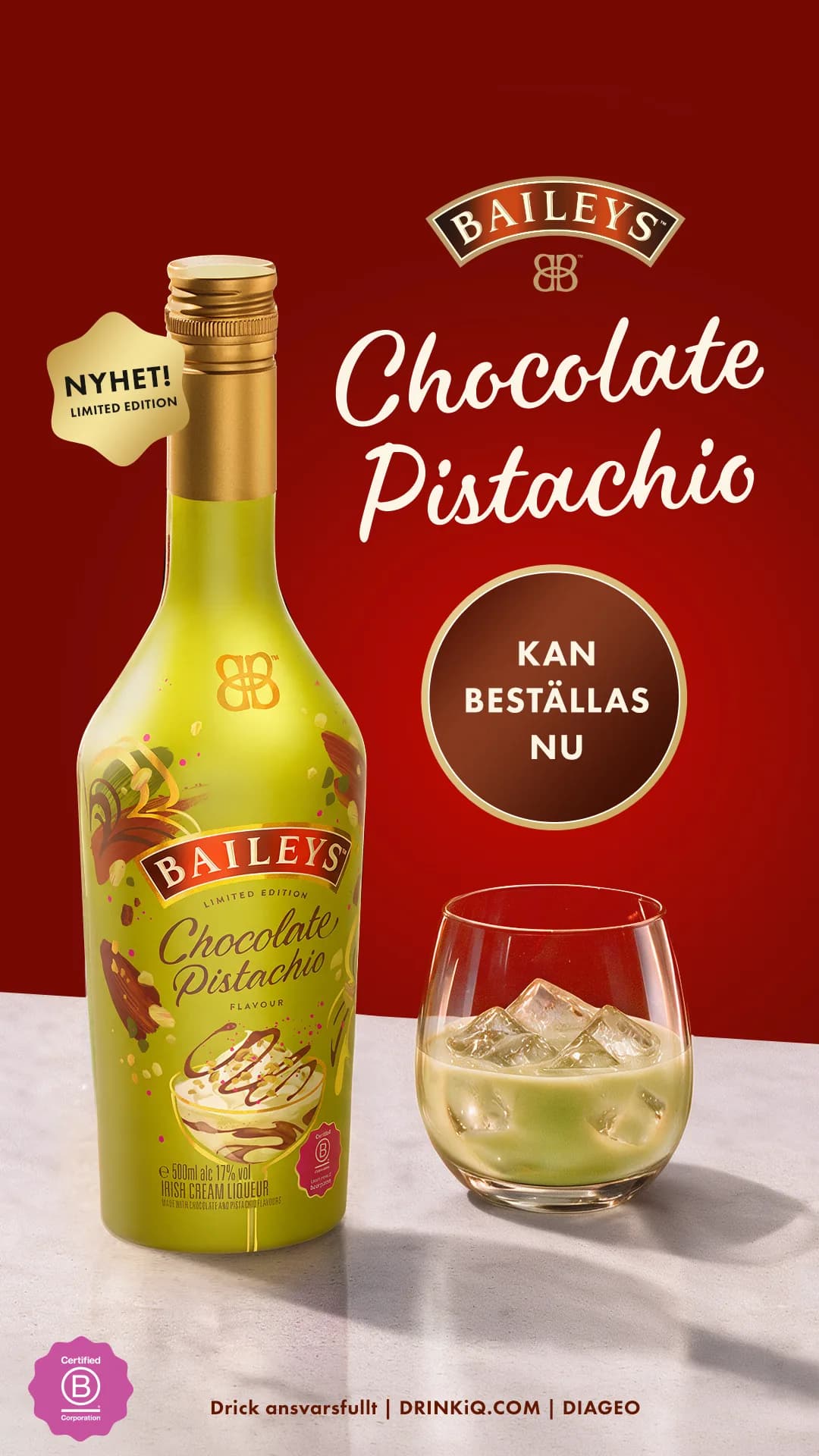 Baileys Chocolate Pistachio