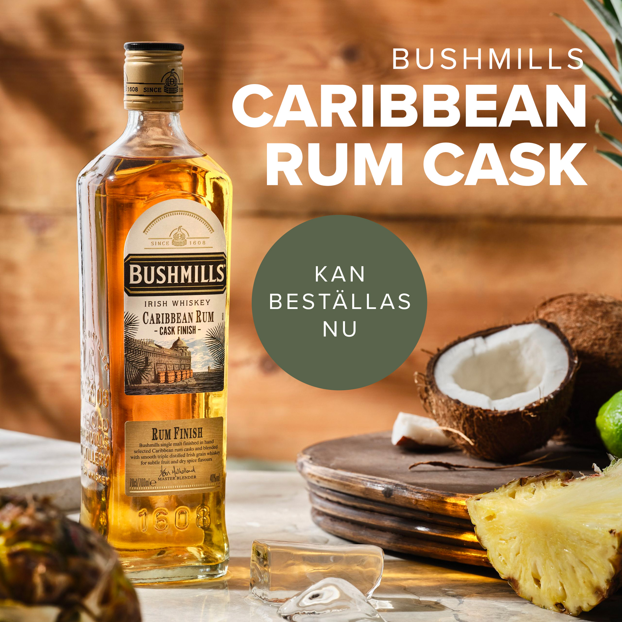 Bushmills Caribbean Rum Cask Finish 700 ml