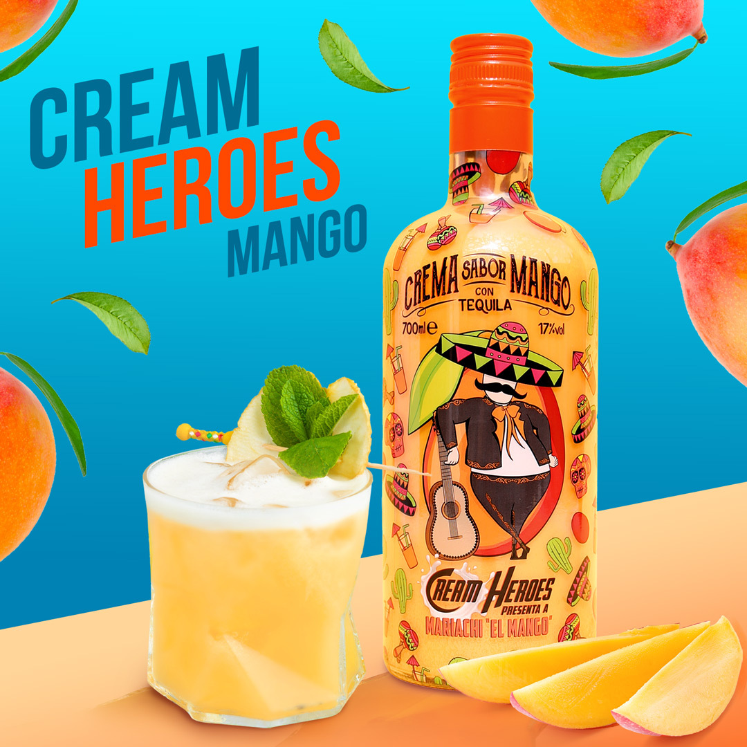 Cream Heroes Mango  700 ml