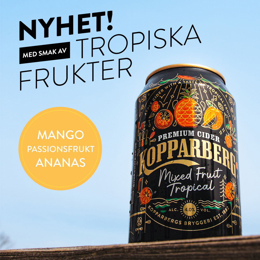 Kopparberg Cider Mixed Fruit Tropical 330 ml