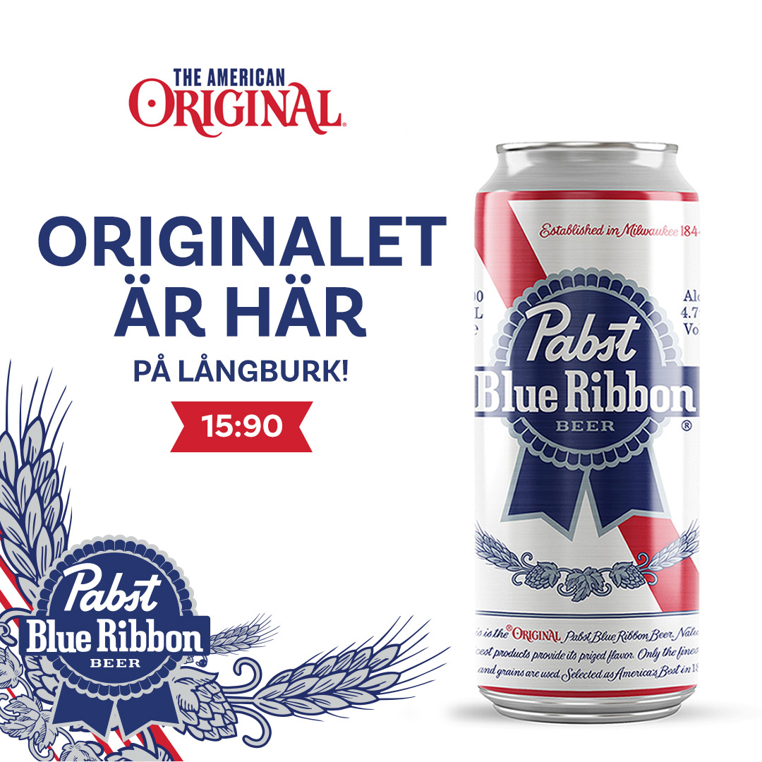 Pabst Blue Ribbon 500 ml Pabst Blue Ribbon 500 ml