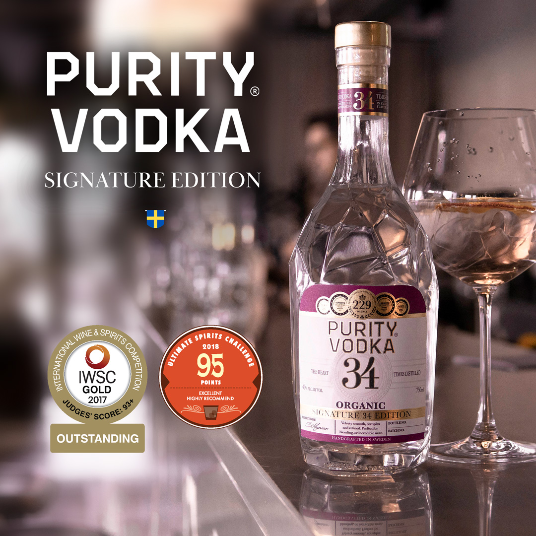 Purity Vodka Signature 34 Edition Organic 700 ml Purity Vodka Signature 34 Edition Organic 700 ml