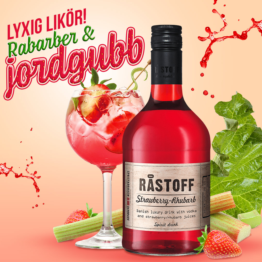 Råstoff Strawberry-Rhubarb 700 ml