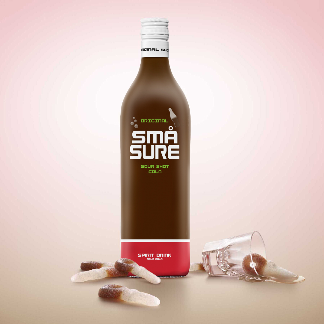 Små Sure Sour Cola 700 ml