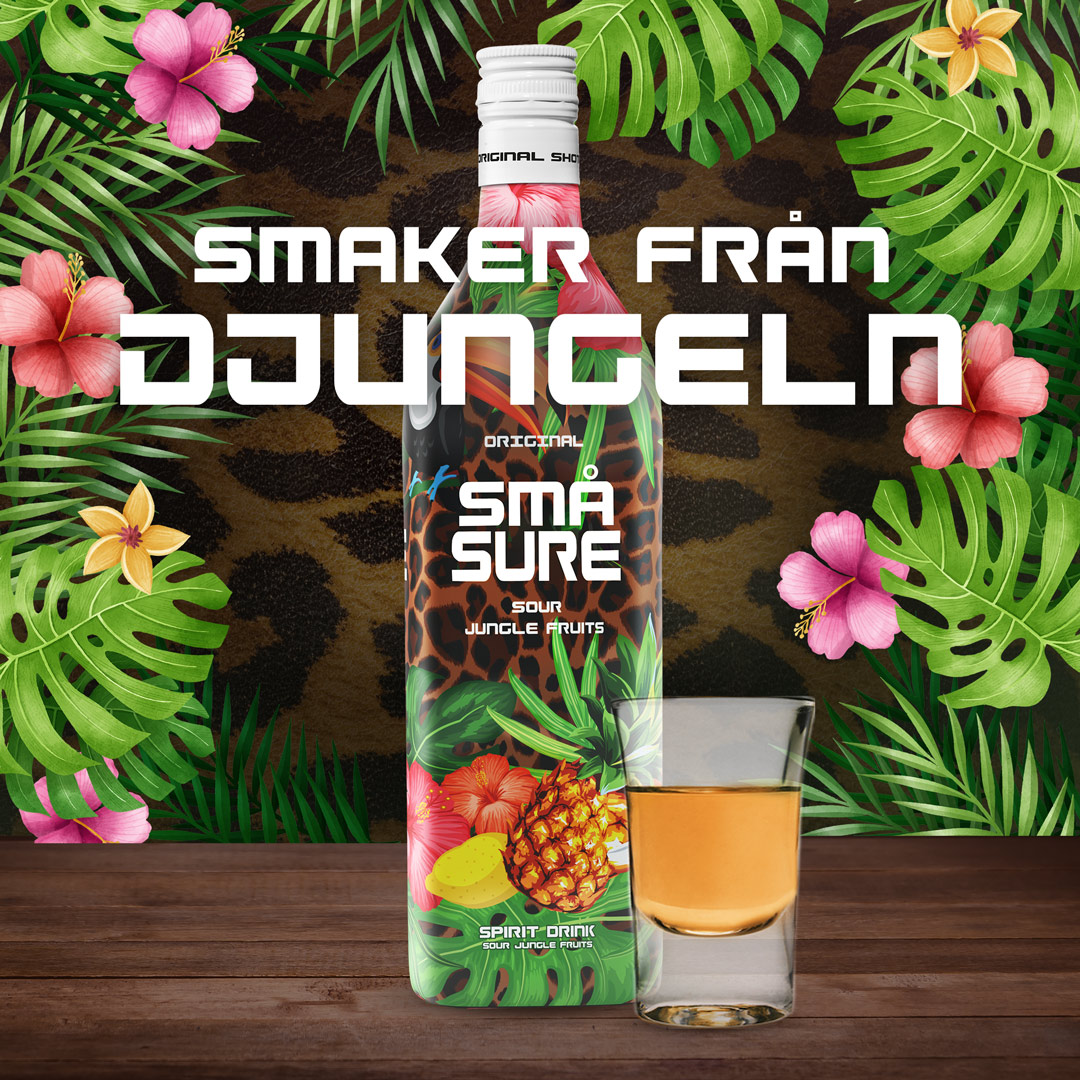 Små Sure Jungle Fruits 500 ml