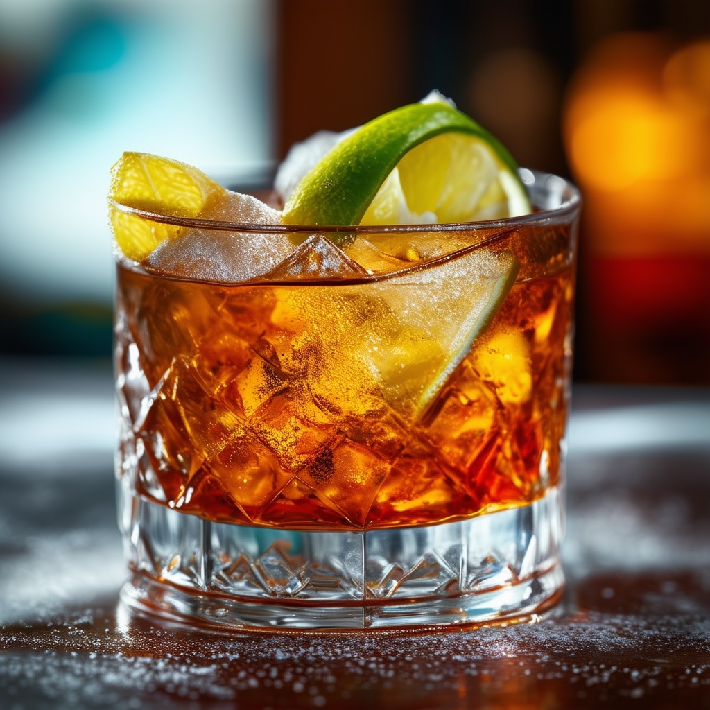 Rum Old-fashioned